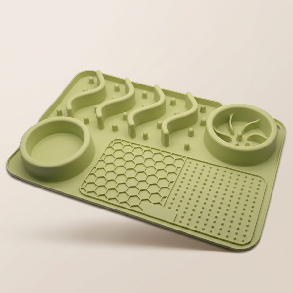 Silicone Dog Lick Mat | Slow Feeder Enrichment Mat for Dogs & Cats