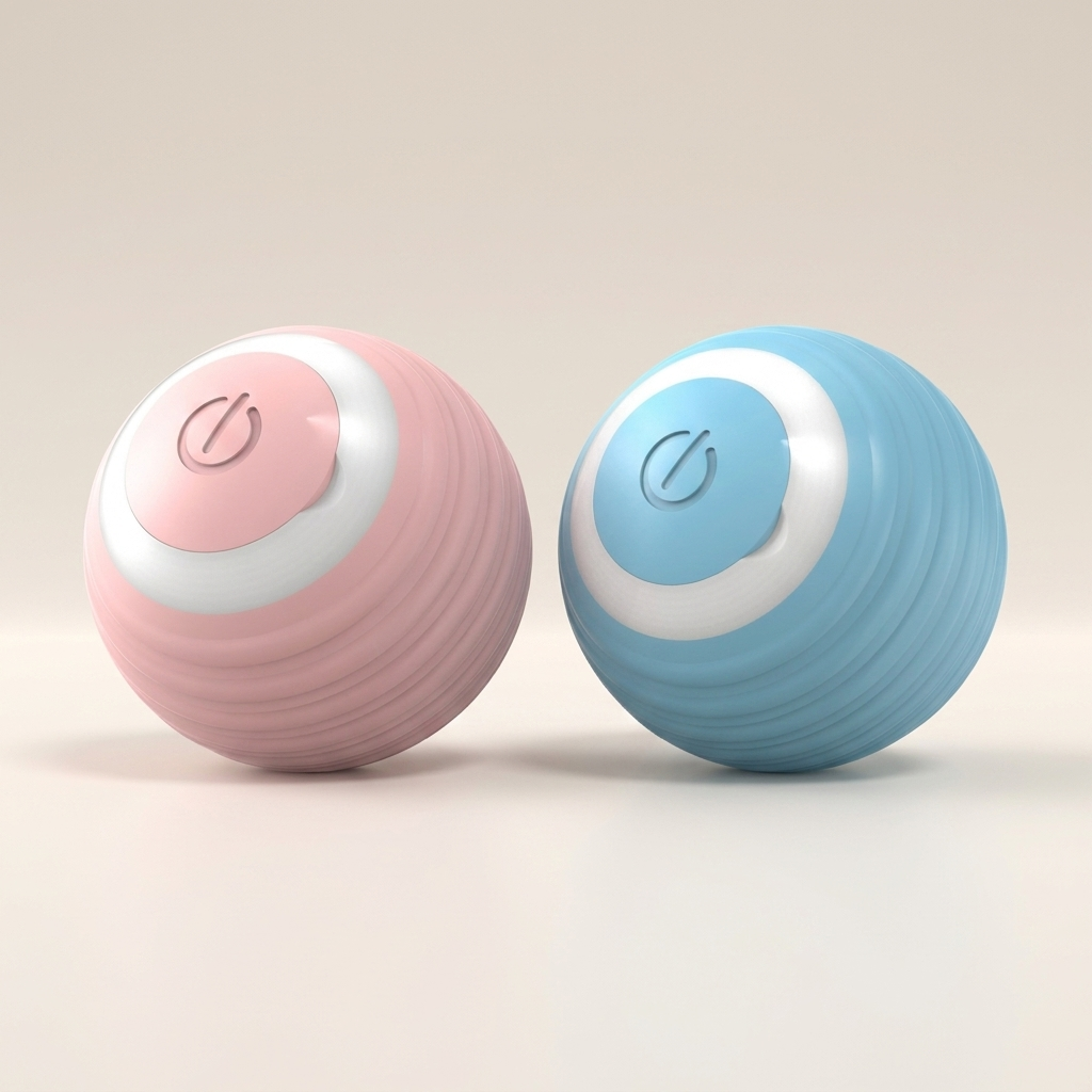 Self-Moving Rechargeable Cat Toy Ball | Automatic Rolling Ball for Indoor Cats