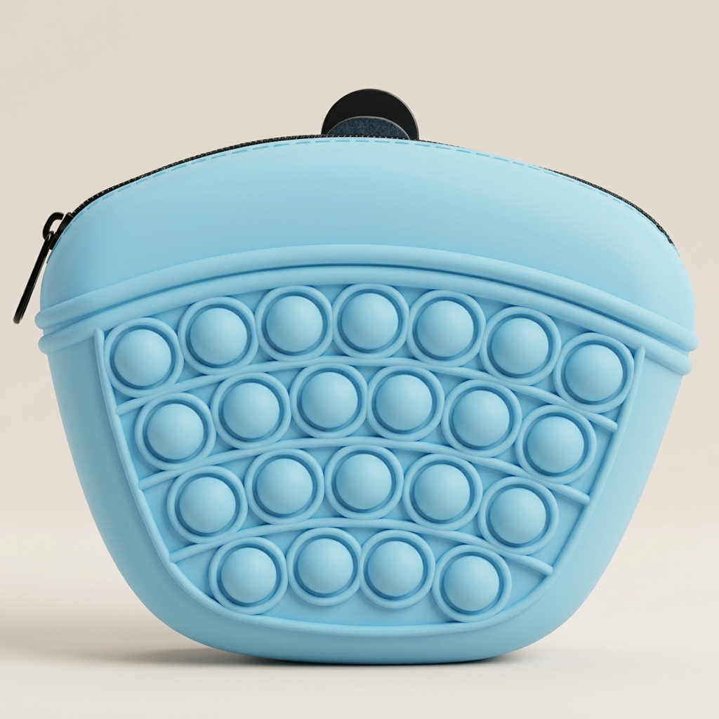 Silicone Dog Treat Training Pouch | BPA-Free Washable Waist Bag