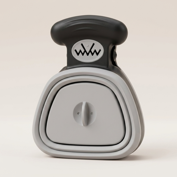 Foldable Dog Pooper Scooper | One-Handed Poop Cleaner with Biodegradable Bags
