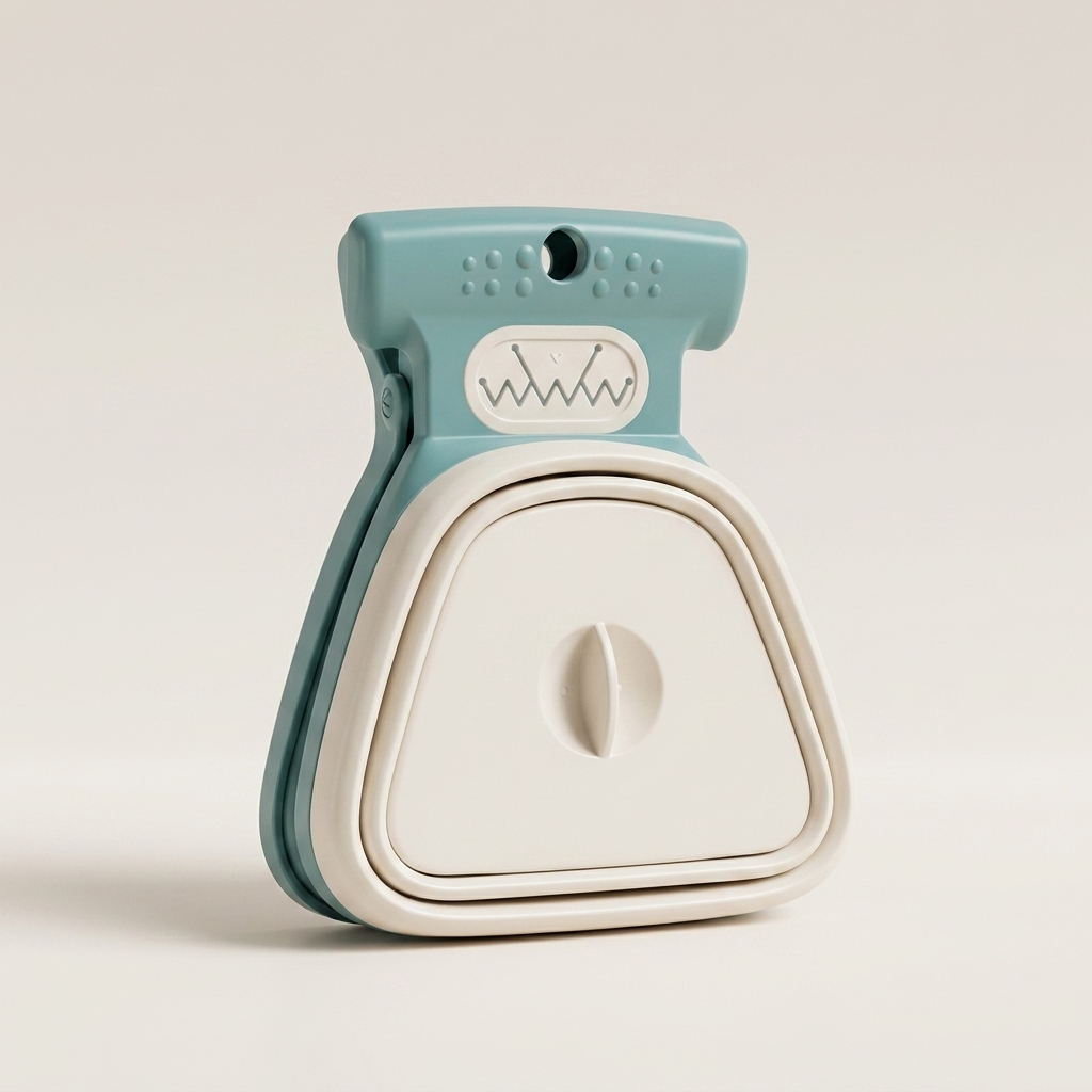 Foldable Dog Pooper Scooper | One-Handed Poop Cleaner with Biodegradable Bags