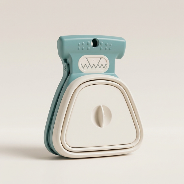 Foldable Dog Pooper Scooper | One-Handed Poop Cleaner with Biodegradable Bags