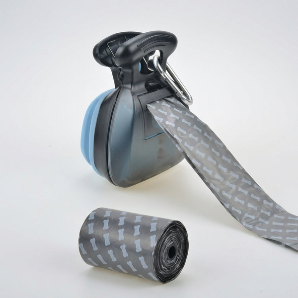 Foldable Dog Pooper Scooper | One-Handed Poop Cleaner with Biodegradable Bags