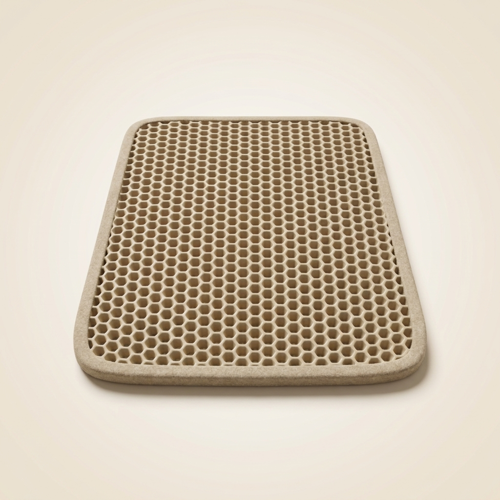 Double-Layer Waterproof Cat Litter Mat | Non-Slip EVA Trapping Mat for Easy Cleanup