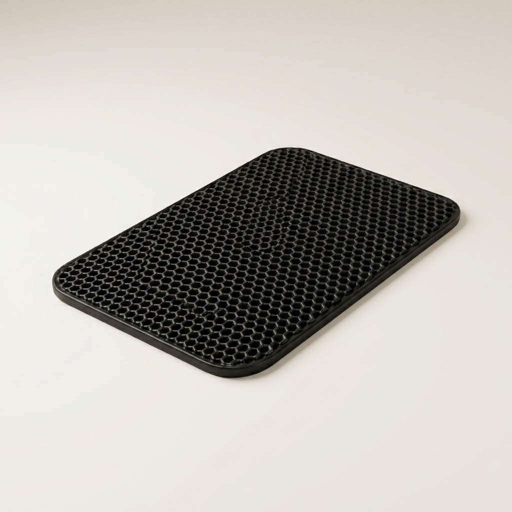 Double-Layer Waterproof Cat Litter Mat | Non-Slip EVA Trapping Mat for Easy Cleanup