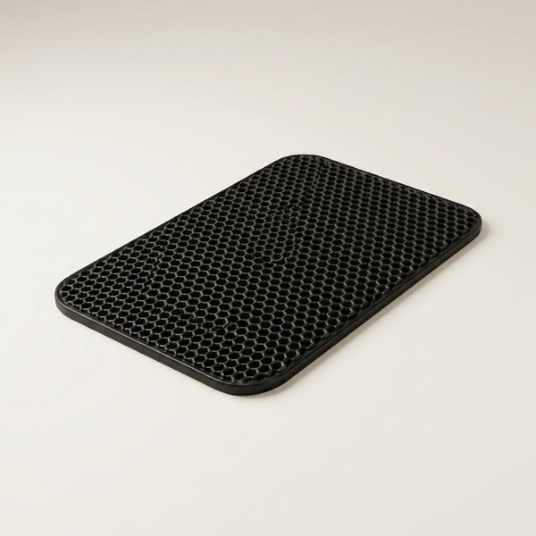 Double-Layer Waterproof Cat Litter Mat | Non-Slip EVA Trapping Mat for Easy Cleanup