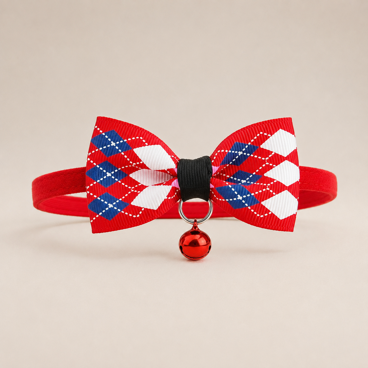 Adjustable Dog & Cat Bow Tie with Bell | Pet Collar Accessory