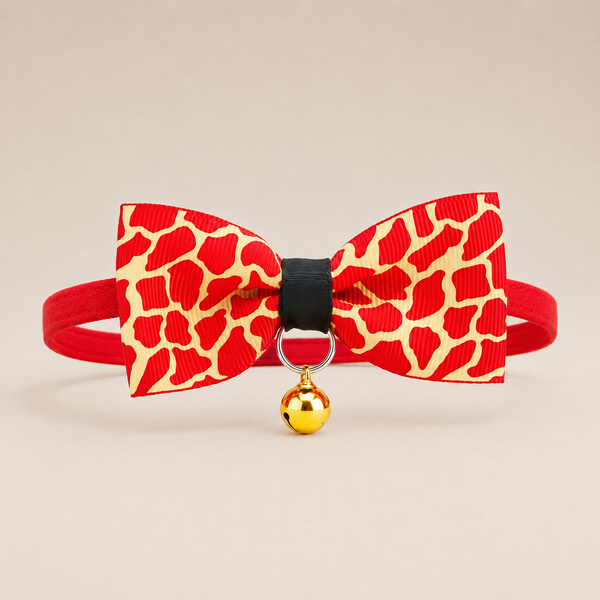 Adjustable Dog & Cat Bow Tie with Bell | Pet Collar Accessory