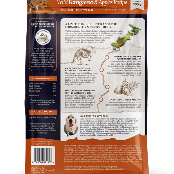 Wild Kangaroo & Apples Recipe Dry Dog Food